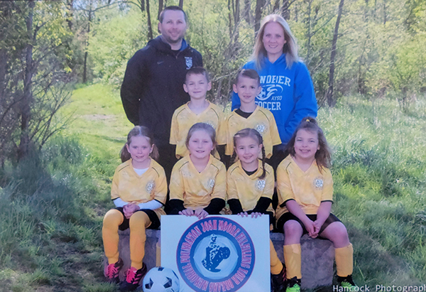 Windber AYSO Soccer Team yellow