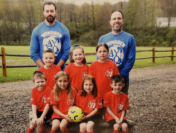Windber AYSO Soccer Team red