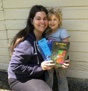 Allee Mnich of East Conemaugh was the grand prize winner of an Android Tablet