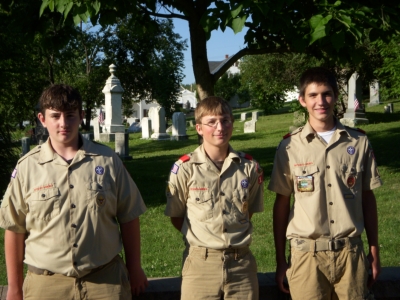 2008 Award Winners Nickolas Holsopple, Peter Von Lunen and Stephen Ketner